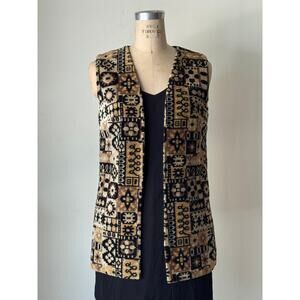 Vintage 1960s Kilim Rug Vest